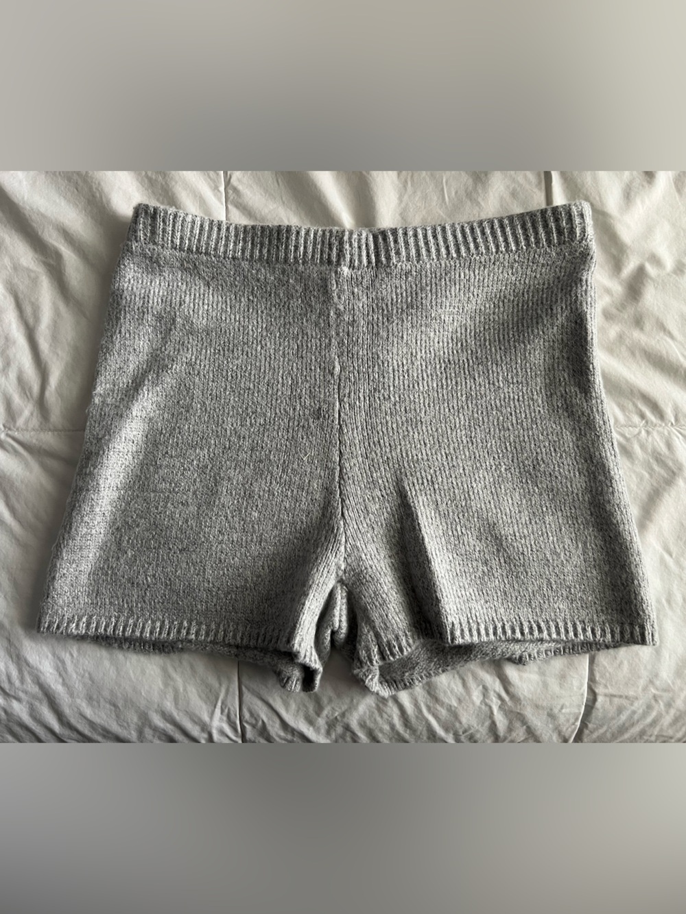 Garage Gray Knit Shorts